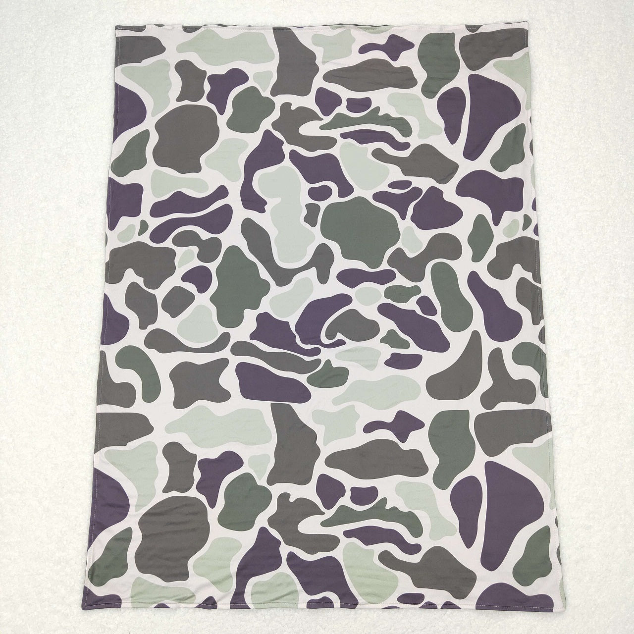 BL0108 Baby Boy Camo Green Blanket