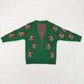 Baby Girls Kids Long Sleeves Green Face Sweater Christmas Coat RTS
