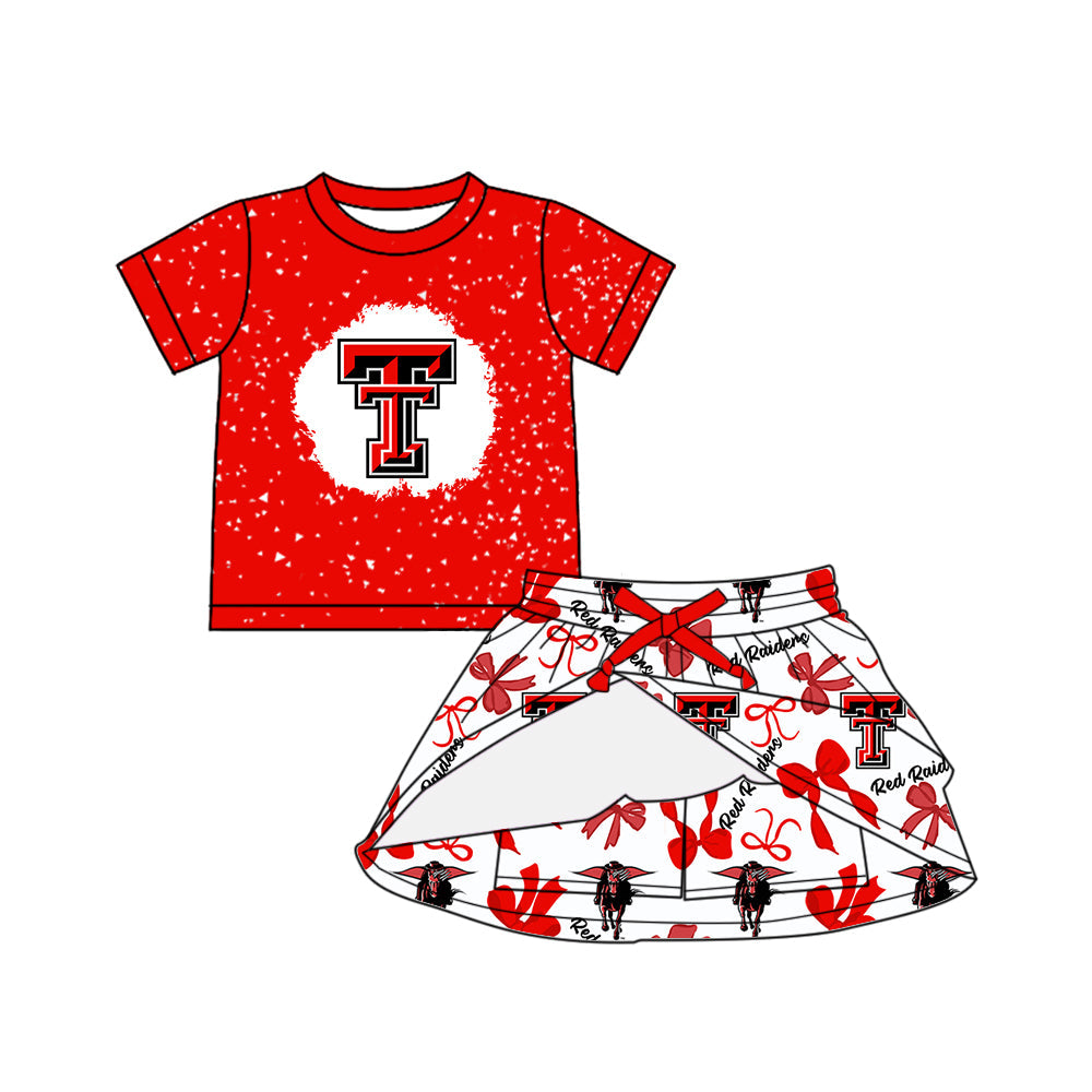( Moq 5 each style ) Baby Girl Team TT Bows Sibling Dress Set 5.23
