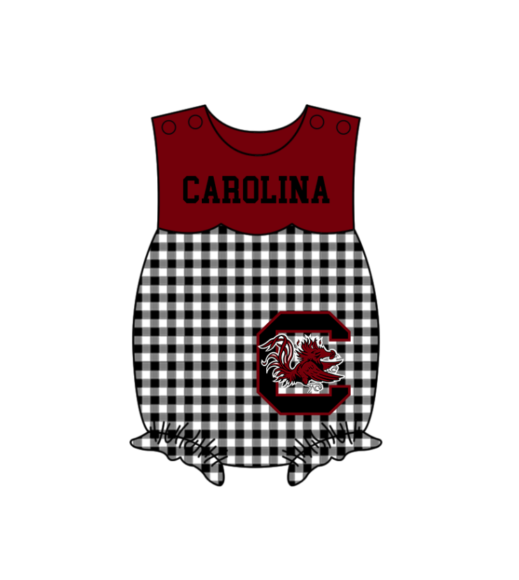 ( Moq 5 Each Style ) Baby Boys Girls Kids Chicken Plaid Team Sibling Rompers Dress Sets