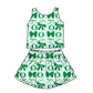 ( Moq 5 each style ) Baby Girl Toddler Team Green Bows Sibling Dress Set 6.24