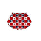 ( Moq 5 Each Style ) Baby Boys Girls Toddler Bows Team Sibling Shorts Dress Shirt Set Red Clothes
