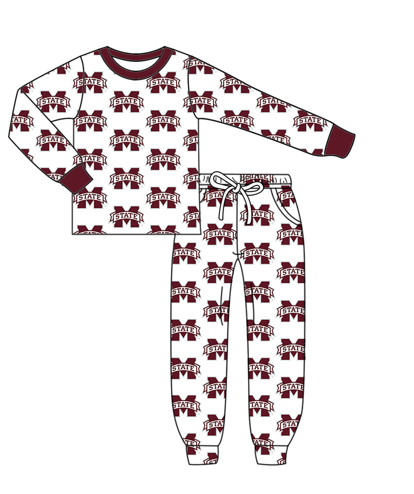 ( Moq 5 each style ) Baby Boy Girl M Team Sibling Shirt Set 8.7