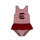 ( Moq 5 Each Style ) Baby Boys Girls Chicken Stripes Sibling Team Sets Swimsuits Clothes