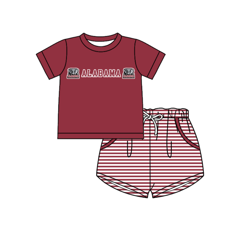 ( Moq 5 Each Style ) Sibling Baby Boys Girls Kids Elephant Team Rompers Dress Set Clothes