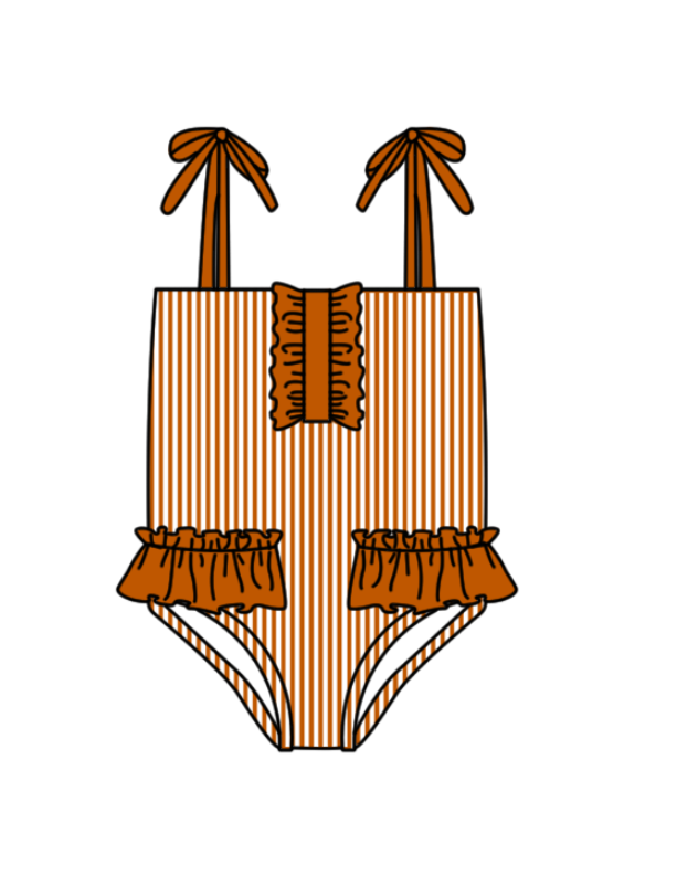 ( Moq 5 Each Style ) Baby Boys Girls Kids Team Sibling Jumpsuits Cow Sets Swimsuits