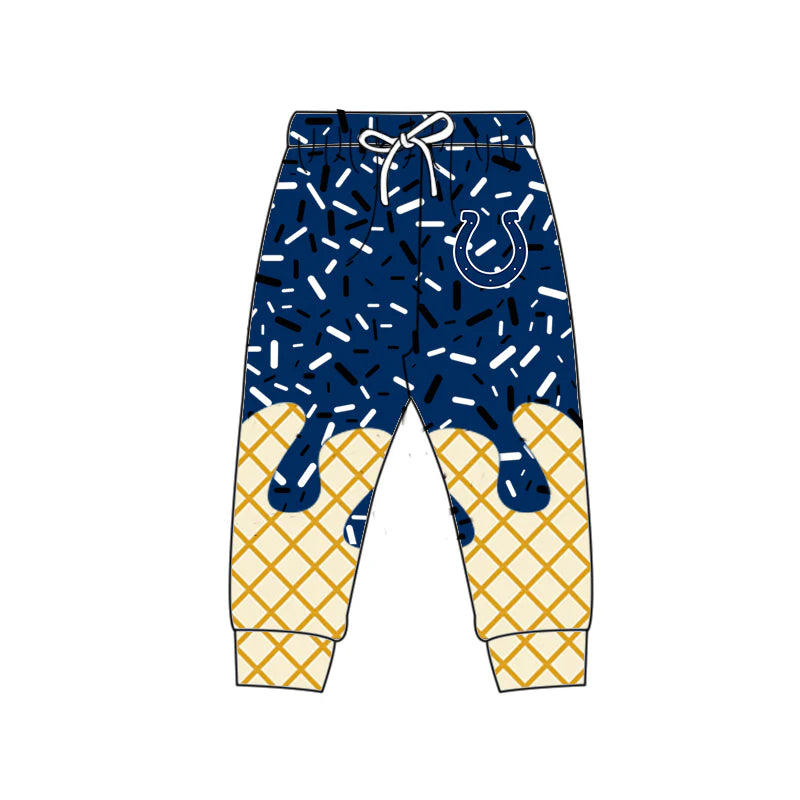 ( Moq 5 each style ) Baby Boy Girl Blue Team Sibling Dress Shirt Shorts Pants 6.19