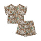 ( Moq 5 Each Style ) Sibling Baby Girls Kids Short Sleeves Camo Shirts Shorts Summer Sets
