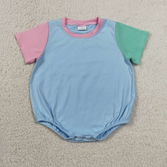 Baby Kids Infant Short Sleeves Cotton Bubble Romper Clothes RTS