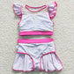 Baby Girl Princess Pink Swimsuit Summer Bathing Suit Outfit