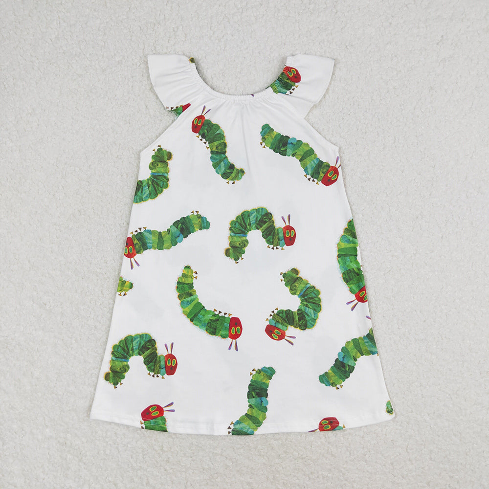 Baby Girl Caterpillar Sibling Romper Dress