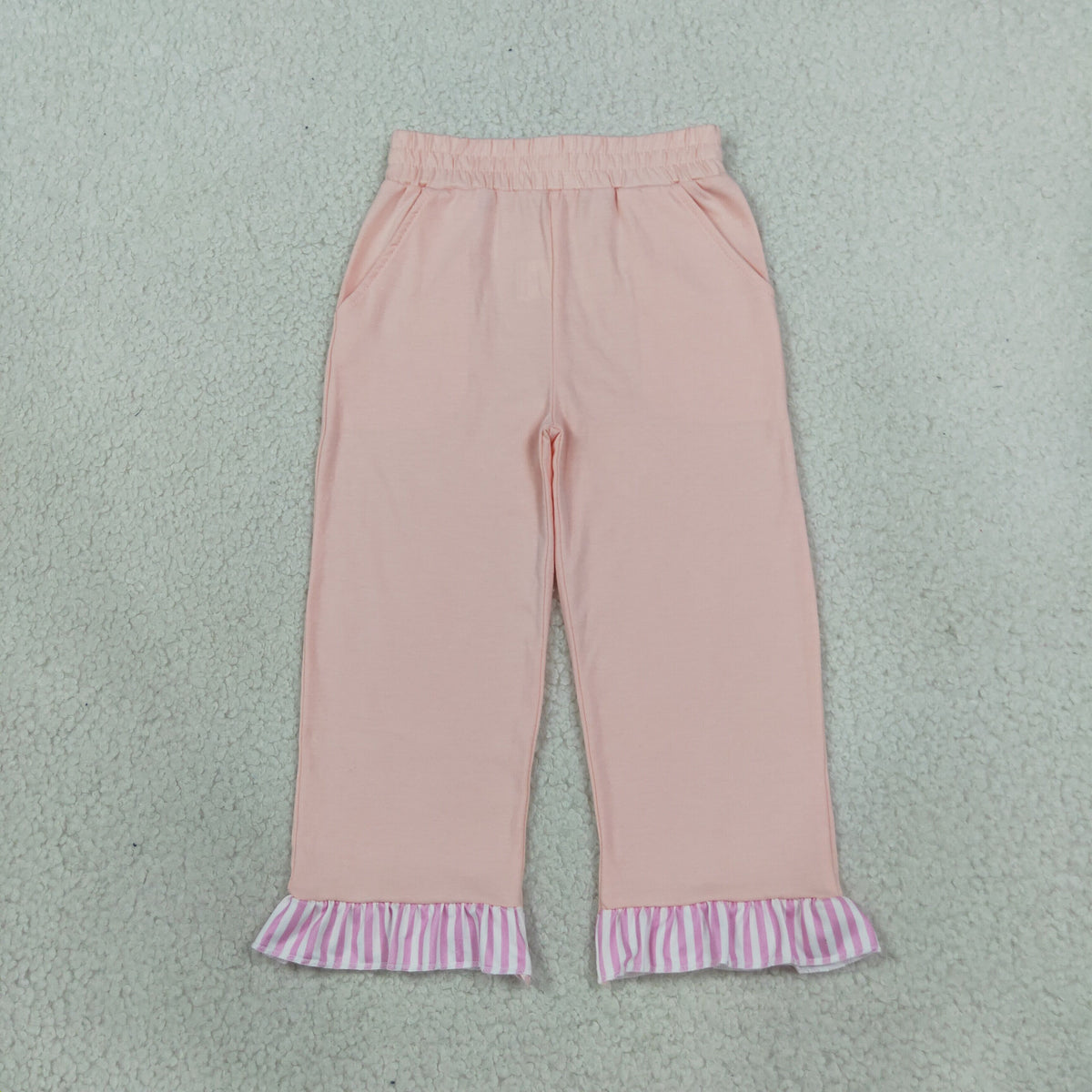 Baby Girls Kids Pockets Bows Pants Bottoms Pink Clothes RTS