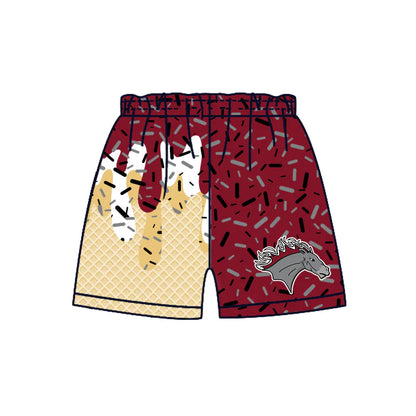 ( Moq 5 each style ) Baby Boy Team Sibling Horse Drip Shorts Shirt 7.23