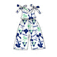( Moq 5 each style ) Baby Boy Girl Team Cheer Sibling Shirt Bows Jumpsuit Dress Set 7.29