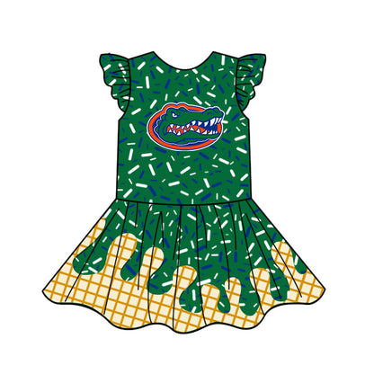 ( Moq 5 each style ) Baby Boy Girl Team Green Sibling Dress Shorts Skirt 5.8