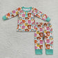 BLP0279 Baby Boy Long Sleeves Toy Pants Pajamas Outfit