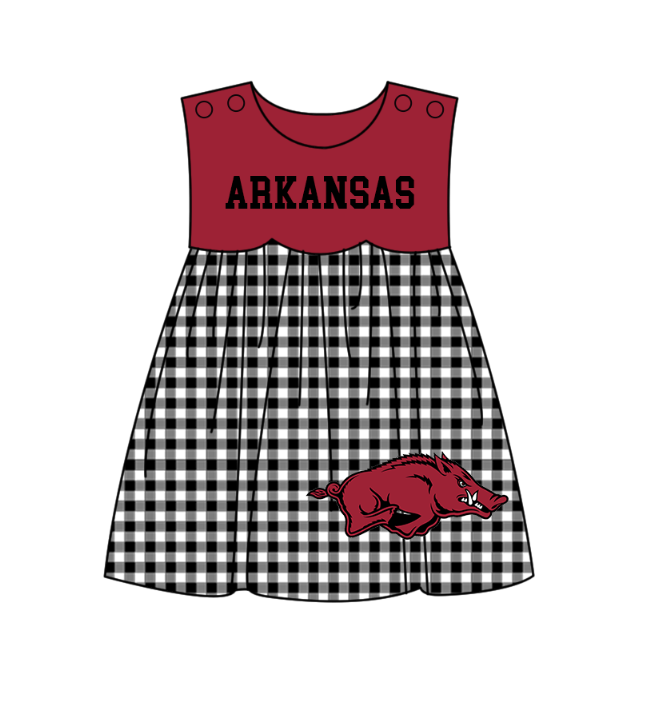 ( Moq 5 Each Style ) Baby Boys Girls Kids Pigs Plaid Team Sibling Rompers Dress Sets