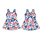 ( Moq 5 each style ) Baby Girl Team Bows Sibling Dress Set 5.17