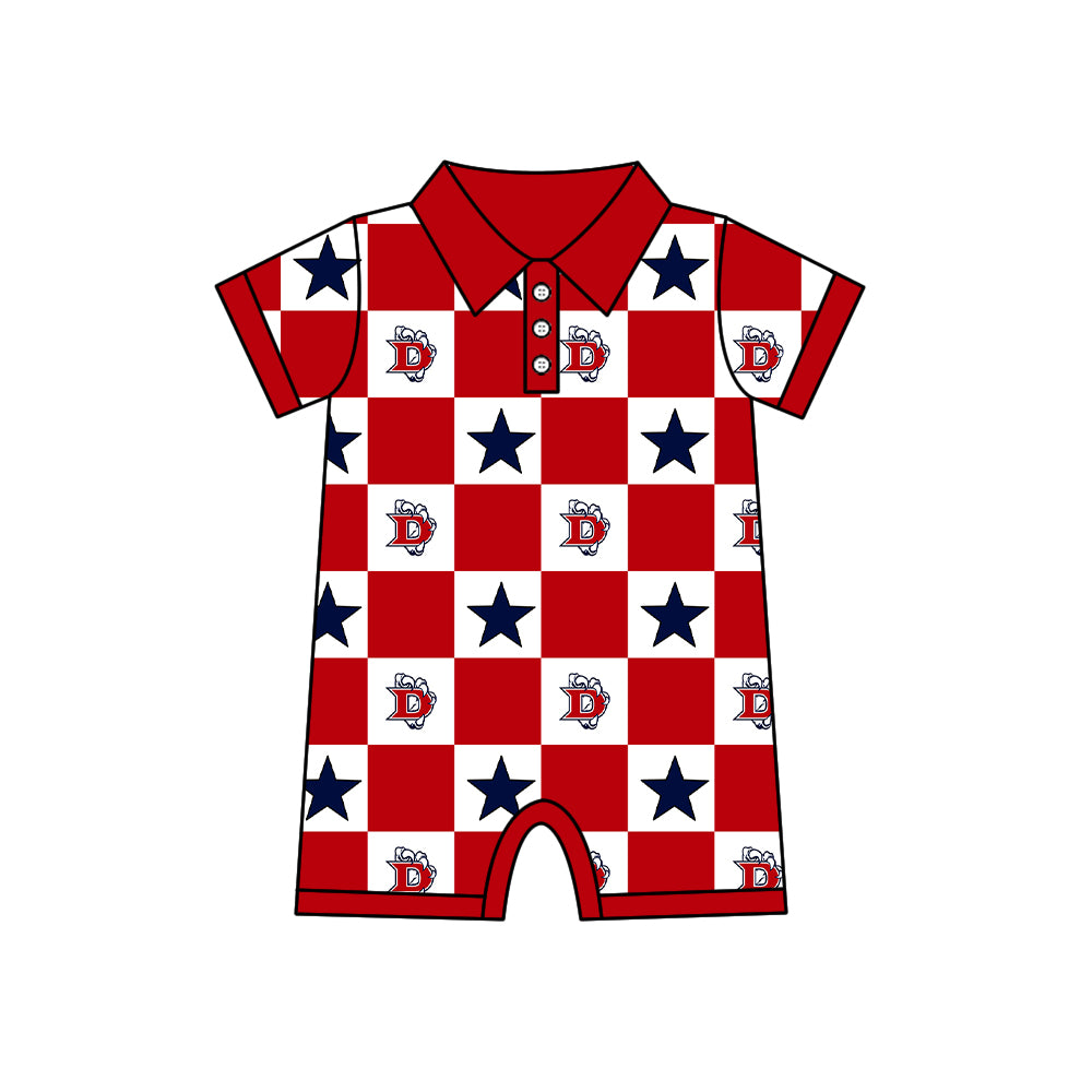 ( Moq 5 Each Style ) Baby Boys Girls Toddler Bows Team Sibling Shorts Dress Shirt Set Red Clothes