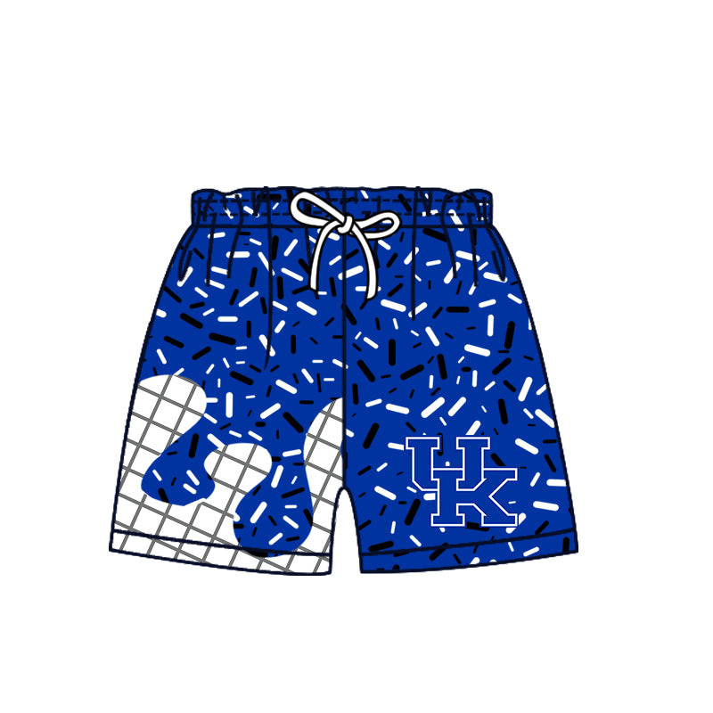 ( Moq 5 Each Style ) Baby Boys Girls Toddler Sibling Blue Shorts Shirts Set Team Drip Sprinkles Clothes