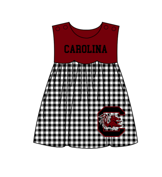 ( Moq 5 Each Style ) Baby Boys Girls Kids Chicken Plaid Team Sibling Rompers Dress Sets