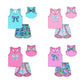 Baby Girl Toddler Bows Sibling Matching Clothes Set ( Moq 5 Each Design )