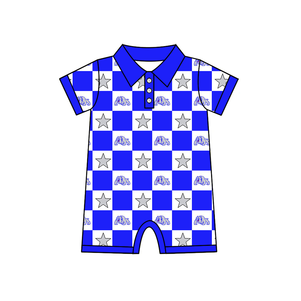 ( Moq 5 Each Style ) Baby Boys Girls Toddler Dogs Bows Team Sibling Shorts Dress Shirt Set Clothes