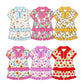 ( Moq 5 Each Style ) Sibling Baby Girls Kids Short Sleeves Zipper Shirts Shorts Back to School Sets