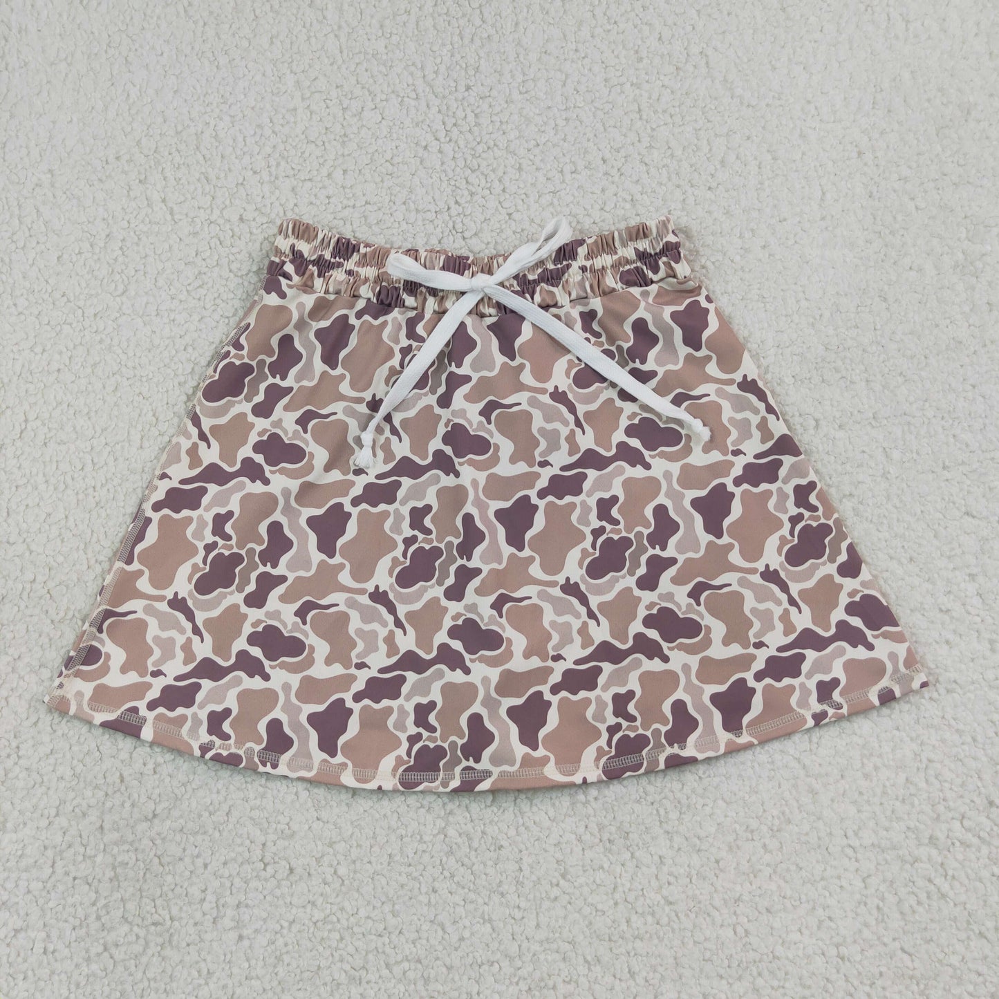 Adult Women Camo Skorts Summer Yoga Acitve Skirt Shorts Bottoms Clothes RTS