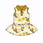 ( Moq 5 each style ) Baby Girl M Tiger Bows Sibling Dress Set 5.14