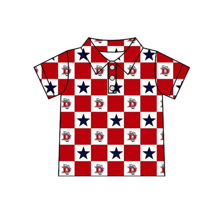 ( Moq 5 Each Style ) Baby Boys Girls Toddler Bows Team Sibling Shorts Dress Shirt Set Red Clothes