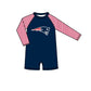 ( Moq 5 Each Style ) Baby Boys Girls Kids Team Sibling Navy Jumpsuits Sets Swimsuits Clothes