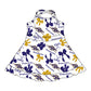 ( Moq 5 each style ) Baby Boy Girl Team Cheer Sibling Shirt Purple Bows Jumpsuit Dress Set 7.30
