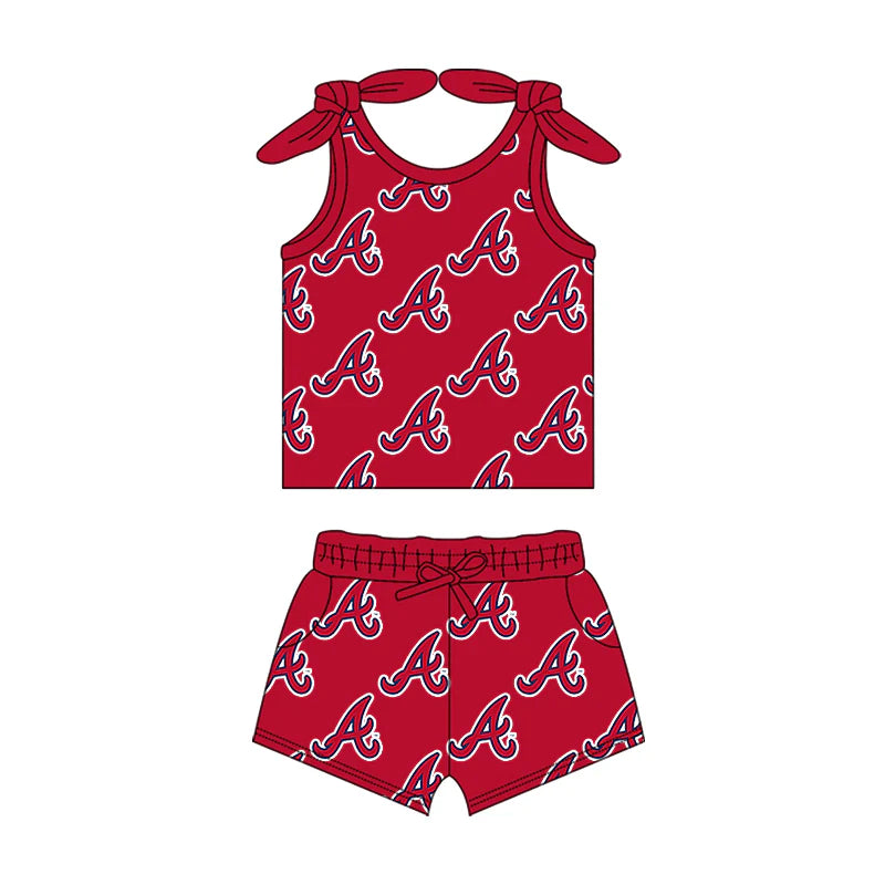 ( Moq 5 each style ) Baby Girl Toddler A Team Sibling Romper Dress Set 7.15