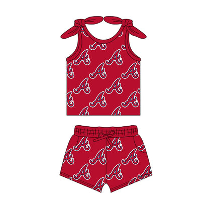 ( Moq 5 each style ) Baby Girl Toddler A Team Sibling Romper Dress Set 7.15