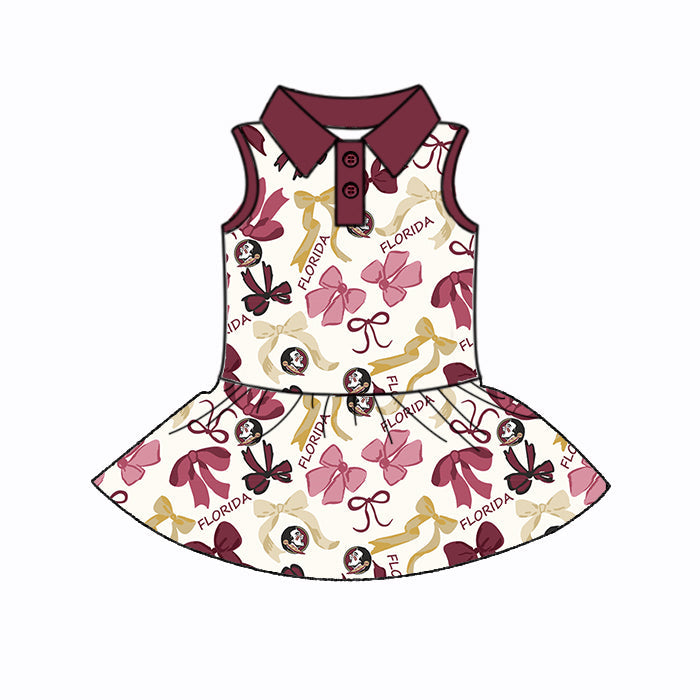 ( Moq 5 each style ) Baby Girl Team Bows Sibling Dress Set 5.15