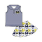 ( Moq 5 each style ) Baby Girl Toddler M Team Bows Sibling Dress Set