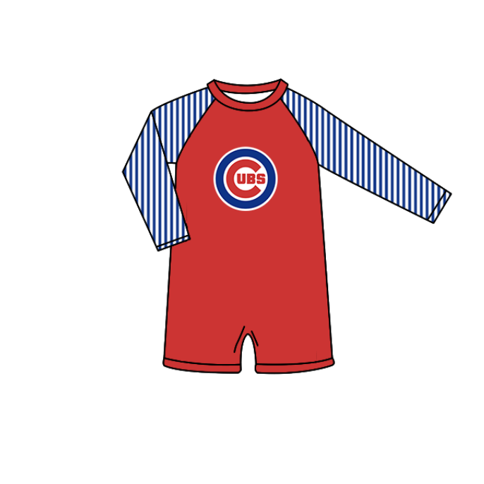 ( Moq 5 Each Style ) Baby Boys Girls Kids Team Sibling Red Jumpsuits Sets Swimsuits