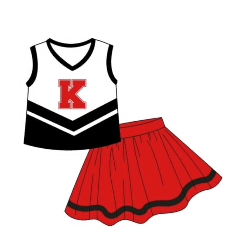 Baby Girl K Team Tops Shorts Skirt Outfit Clothes Set