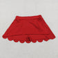Baby Girls Kids Red Pockets Skirt Shorts Bottoms Yoga Active Clothes RTS