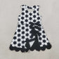 Baby Girls Kids Soccer Bows Scallop Yoga Active Black Dress RTS