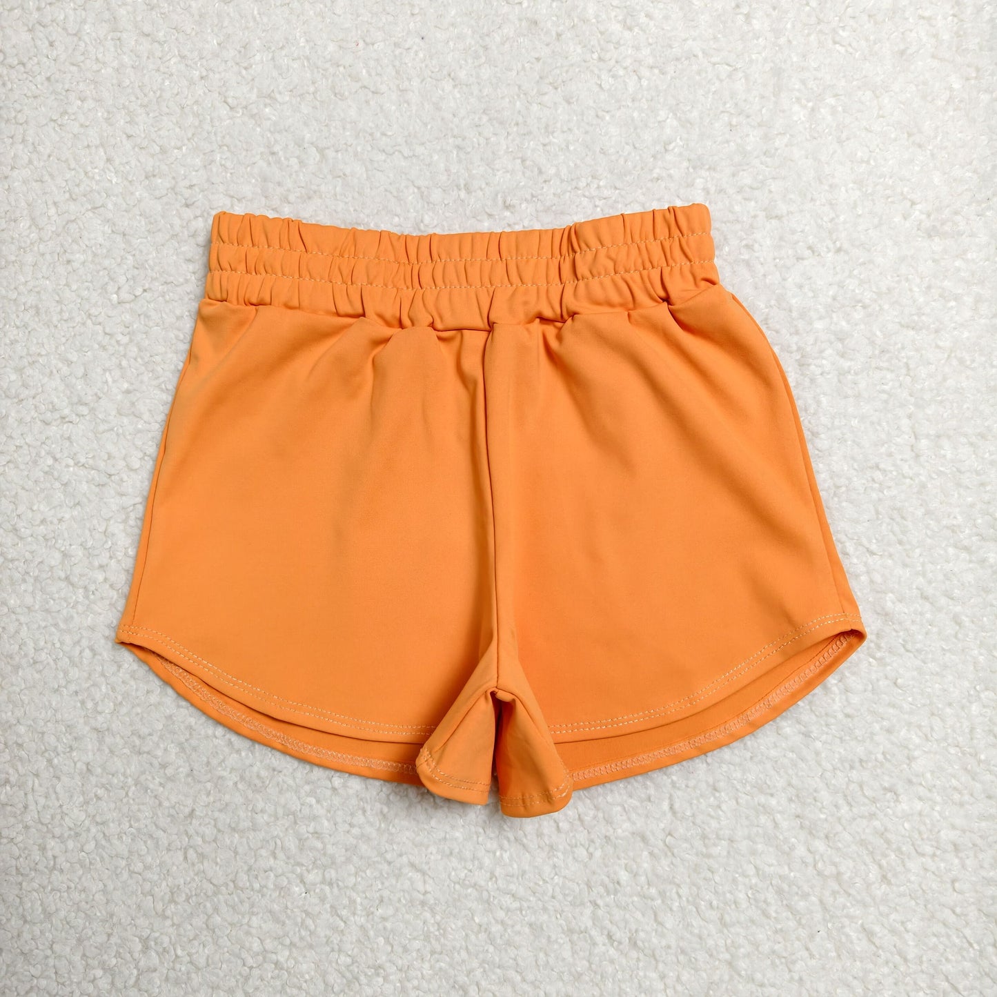Baby Girls Kids Orange Shorts Bottoms Yoga Active Clothes RTS