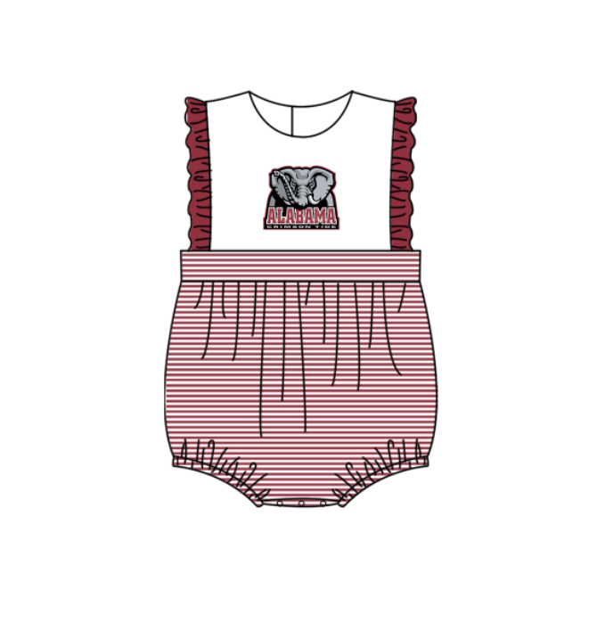 ( Moq 5 Each Style ) Baby Boys Girls Kids Elephant Stripes Team Sibling Rompers Sets