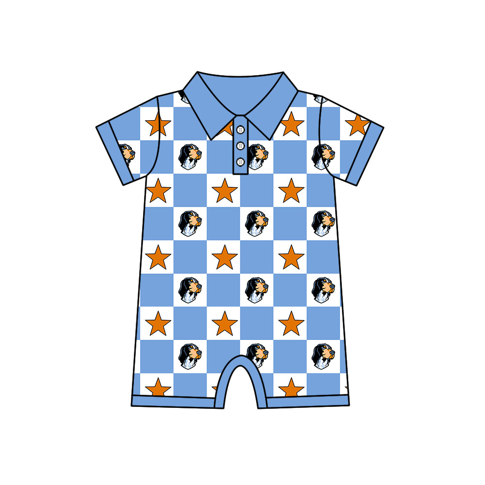 ( Moq 5 Each Style ) Baby Boys Girls Toddler Dogs Bows Team Sibling Shorts Dress Shirt Set Clothes