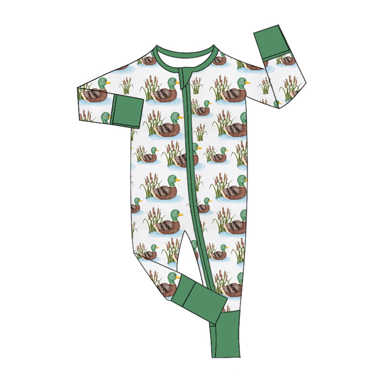 Baby Boy Long Sleeves Ducks Shirt Pants Pajamas Set