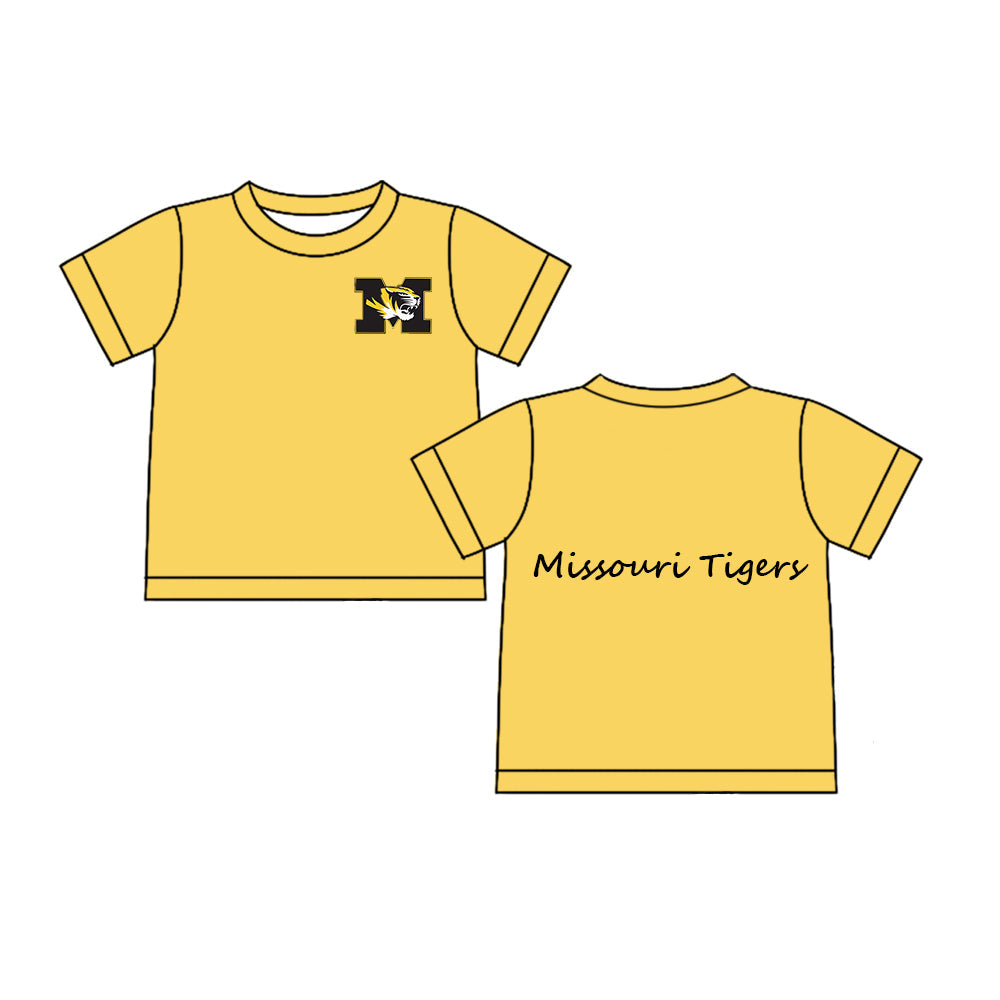 ( Moq 5 each style ) Baby Boy Girl Team Tiger Yellow Sibling Dress Romper Set 5.9