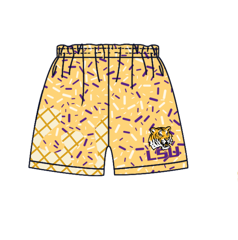 ( Moq 5 each style ) Baby Boy Girl Team Tiger Sibling Dress Shorts Skirt 5.8