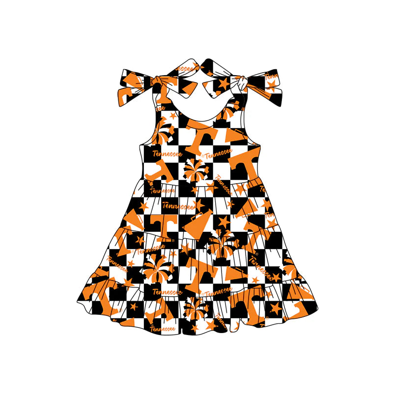 ( Moq 5 each style ) Baby Girl Toddler Cheer Sibling T Team Romper Dress Set 7.16