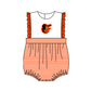 ( Moq 5 Each Style ) Baby Boys Girls Kids Team Sibling Orange Stripes Rompers Sets