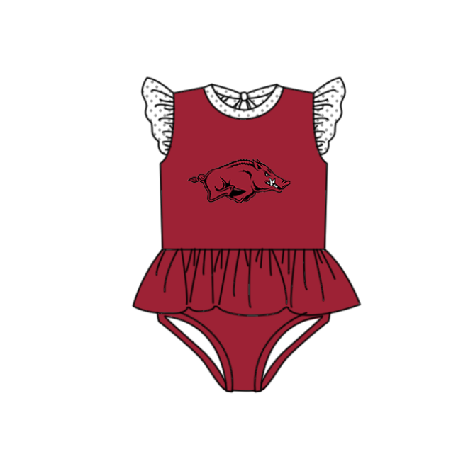 ( Moq 5 Each Style ) Baby Boys Girls Kids Team Sibling Pigs Jumpsuits Sets Swimsuits